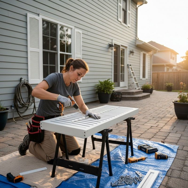 Shutter Reattachment in Overland Park, KS